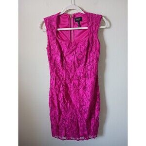 Laundry By Shelli Segal Pink Lace Mini Dress